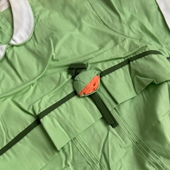 Vintage DEADSTOCK “encore” Light Green Peter Pan Collar Dress with White Trim - Picture 3 of 10